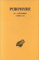 De l'abstinence t.II (liv.2-3)